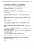 CENSECFOR M16A3&sol;M4A1 SERVICE RIFLE OPERATOR TRAINING COURSE PRETEST