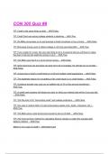 CON 305 Quiz &num;8 Exam Questions with correct Answers 2025&sol;2026&lpar; A&plus; GRADED 100&percnt; VERIFIED&rpar;