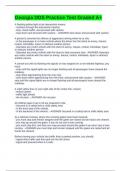 Georgia DDS Practice Test Graded A&plus;