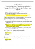 University Of Central Florida &vert; PCB 3233 Immunology &vert;  Exam 4 Practice Questions with ANSWERS 2025&sol;2026