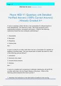 Pharm HESI  Exam Latest update Questions and Correct Answers &vert; Latest Update