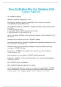 Texas Medication Aide Test Questions With Correct Answers
