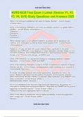 NURS 6630 Final Exam 5 Latest &lpar;Version V1&comma; V2&comma; V3&comma; V4&comma; &V5&rpar; Study Questions and Answers 2025
