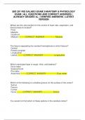 BIO 201 RIO SALADO EXAM 3&sol;ANATOMY & PHYSIOLOGY EXAM &vert; ALL QUESTIONS AND CORRECT ANSWERS &vert; ALREADY GRADED A&plus; &vert; VERIFIED ANSWERS &vert; LATEST VERSION