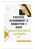 PSC3703 ASSIGNMENT 2 SEMESTER 1 2025