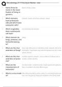 Microbiology 2117 First Exam Review-with 100&percnt; verified solutions -tutor verified&period;