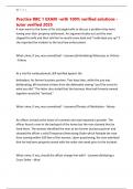 Practice RBC 1 EXAM -with 100&percnt; verified solutions -tutor verified