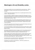 Washington Life and Disability combo QUESTIONS AND CORRECT DETAILED ANSWERS 2025&sol;2026 &lpar;VERIFIED ANSWERS&rpar; &vert;ALREADY GRADED A&plus;&vert;&vert;BRAND NEW&excl;&excl;
