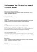 Life Insurance Test WA state &lpar;and general insurance review&rpar; QUESTIONS AND CORRECT DETAILED ANSWERS 2025&sol;2026 &lpar;VERIFIED ANSWERS&rpar; &vert;ALREADY GRADED A&plus;&vert;&vert;BRAND NEW&excl;&excl;