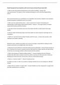 Retail Management Exam Questions with Correct Answers Already Passed Latest 2025