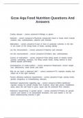 Gcse Aqa Food Nutrition Questions And Answers