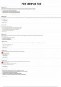 FCR 110 Post Test Questions and Verified Answers Rated A&plus; &vert; Defense Acquisition University &vert; Latest 2025&sol;2026 Guide 