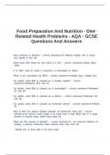 AQA Food Preparation And Nutrition