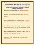 AAA DRIVERS FINAL EXAM LATEST 2025 ACTUAL EXAM WITH  COMPLETE QUESTIONS AND CORRECT DETAILED ANSWERS &lpar;100&percnt;  VERIFIED ANSWERS&rpar; &vert;ALREADY GRADED A&plus;&vert; &vert;&vert;PROFESSOR  VERIFIED&vert;&vert; &vert;&vert;BRANDNEW&excl;&excl;&excl;&vert;&vert;