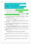 ACLS 2025 Practice Questions FOR EXAMS LATEST UPDATE CORRECT QUESTIONS &plus; ANSWERS GUARANTEED PASS&vert; RATED A&plus;