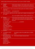 GACE Special Education General Curriculum STUDY GUIDE 
