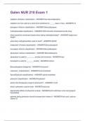 Galen NUR 210 Exam 1 Questions and Answers&vert;2025 Update&vert;100&percnt; Correct