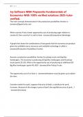 Ivy Software MBA Prepworks Fundamentals of Economics-With 100&percnt; verified solutions 2025-tutor verified&period;