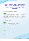 FDOPS 1 Exam Review &lpar;Latest 2025&sol; 2026 Update&rpar; Questions & Answers&vert; Grade A&vert; 100&percnt; Correct &lpar;Verified Solutions&rpar;
