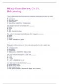 Milady Exam Review&comma; Ch&period; 21&comma; Haircoloring Questions and Answers&vert;2025 Update&vert;100&percnt; Correct