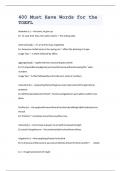 400 Must-Have Words for TOEFL&colon; Essential Vocabulary for Exam Success