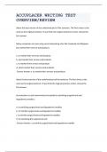 ACCUPLACER Writing Test Overview & Review &ndash; Complete Guide for Success