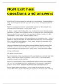 NGN Exit hesi questions and answers&period;