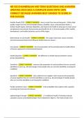 NR 503 CHAMBERLAIN MID TERM QUESTIONS AND ANSWERS UPDATED 2024&sol;2025 A COMPLETE EXAM WITH 100&percnt; CORRECT DETAILED ANSWERS BEST GRADED TO SCORE A&plus; FOR SUCCESS