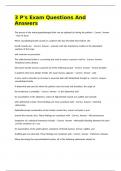 3 P's Exam Questions And Answers