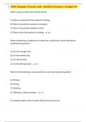 CNA Chapter 6 Exam with Verified Answers Graded A&plus;
