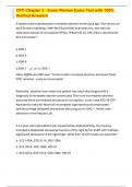 CPC Chapter 5 - Exam Review Exam Test with 100&percnt; Verified Answers