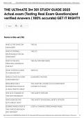 THE ULTIMATE 3M 301 STUDY GUIDE 2025 Actual exam &lpar;Testing Real Exam Questions&rpar;and verified Answers &lpar; 100&percnt; accurate&rpar; GET IT RIGHT&excl;&excl;