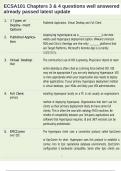 ECSA101 Chapters 3 & 4 questions well answered already passed latest update