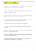 ICRM CRA&sol;CRM Part 4 exam questions with well verified solutions