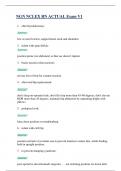 NGN NCLEX RN ACTUAL EXAM V1 &lpar; UPDATED 2025 &rpar; &vert; QUESTIONS WITH 100&percnt; VERIFIED ANSWERS AND COMPREHENSIVE RATIONALES &vert; GRADED A&plus;