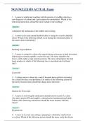 NGN NCLEX RN ACTUAL EXAM &lpar; UPDATED 2025 &rpar; &vert; QUESTIONS WITH 100&percnt; VERIFIED ANSWERS AND COMPREHENSIVE RATIONALES &vert; GRADED A&plus;
