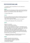NGN NCLEX RN STUDY GUIDE &lpar; UPDATED 2025 &rpar; &vert; QUESTIONS WITH 100&percnt; VERIFIED ANSWERS AND COMPREHENSIVE RATIONALES &vert; GRADED A&plus;