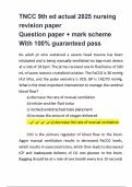 TNCC 9th ed actual 2025 nursing revision paper Question paper &plus; mark scheme With 100&percnt; guaranteed pass