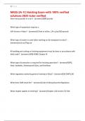 MASS 2A-1C Hoisting Exam-with 100&percnt; verified solutions 2025-tutor verified 