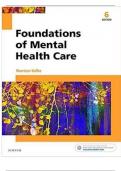 TEST BANK FOR FOUNDATIONS OF MENTAL HEALTH CARE 6TH EDITION BY MORRISON ALL CHAPTERS COVERED QUESTIONS AND ANSWERS GRADED A&plus; NEWEST VERSION&period;