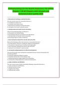 Pathophysiology for the Health Professions 7th Edition Chapter 1-28 All Chapters with Answers and Rationals&vert;Latest update 2025