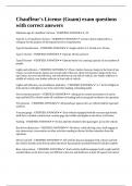 Chauffeur-s License &lpar;Guam&rpar; exam questions with correct answers