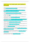 CLEET Phase I & II Study Guide&colon; Latest Updated A&plus; Score Guide