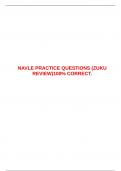  NAVLE PRACTICE QUESTIONS &lpar;ZUKU REVIEW&rpar;100&percnt; CORRECT&period;