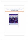TEST BANK For Psychopharmacology&colon; Drugs&comma; the Brain&comma; and Behavior&comma; 4th Edition By Jerrold S&period; Meyer Nursing&comma; Complete Chapters 1 - 20&comma; LATEST 2025