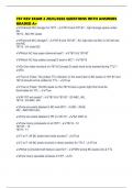 787 KSV EXAM 2 2025&sol;2026 QUESTIONS WITH ANSWERS GRADED A&plus;