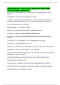 ABEKA BIOLOGY FINAL PAPER 2025&sol;2026 QUESTIONS WITH ANSWERS GRADED A&plus;