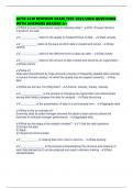 ACTG 4510 REVISION EXAM TEST 2025&sol;2026 QUESTIONS WITH ANSWERS GRADED A&plus;