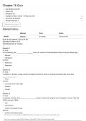 Chapter 18 Quiz&colon; HIST-1302&period;007&colon; United States History II&comma; Answered 2025&period;