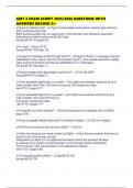 AMT 2 EXAM SCRIPT 2025&sol;2026 QUESTIONS WITH ANSWERS GRADED A&plus;